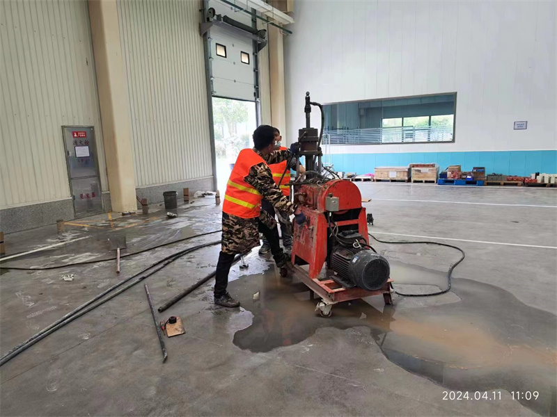 潞城厂房地面下沉塌陷注浆加固施工